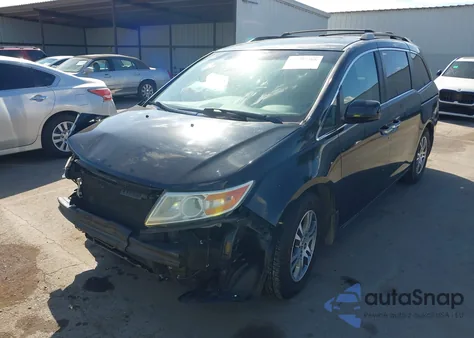 2011 Honda Odyssey Ex-L из США, поврежденный, VIN 5FNRL5H61BB084693